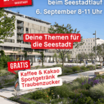 Grätzlgespräch beim Seestadtlauf