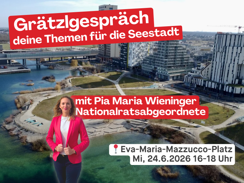 Grätzlgespräch mit Nationalratsabgeordneter Pia Maria Wieninger
