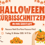 Halloween-Kürbisschnitzen in der Seestadt